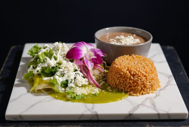 Enchiladas Verde.