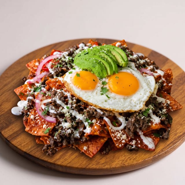 Chilaquiles Rojos.