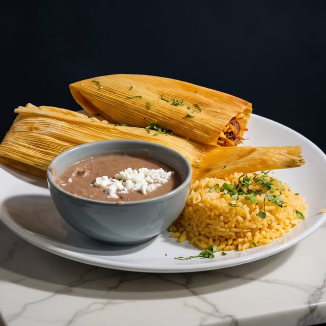Tamales Plate.